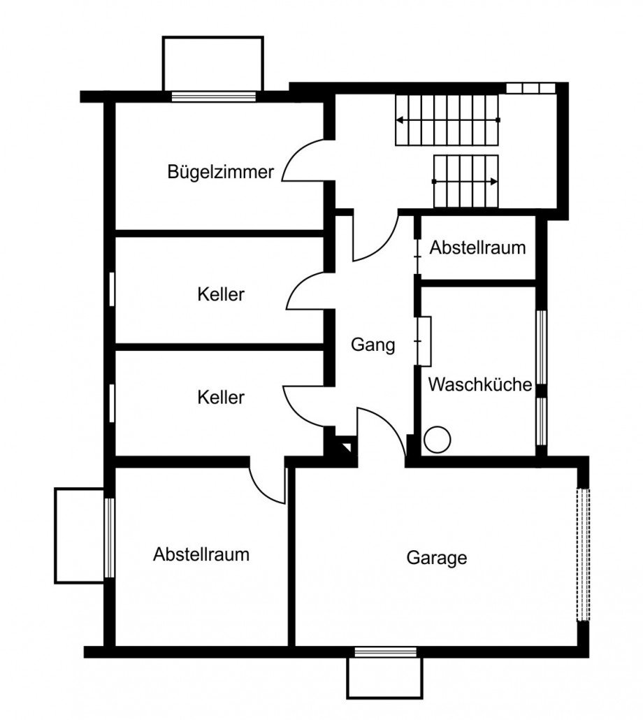 Grundriss UG Mehrfamilienhaus Leinfelden-Echterdingen