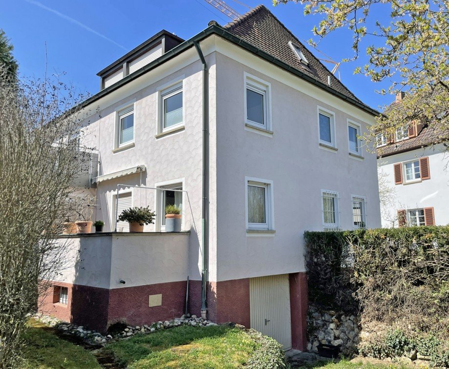 Hausansicht S�dost Mehrfamilienhaus Stuttgart