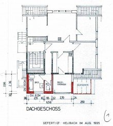 Grundriss DG Charmantes Zweifamilienhaus in Heubach am Fu�e des Klotzbach