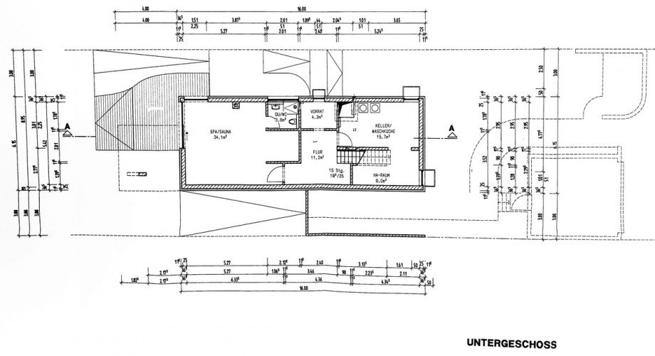 Grundriss Gartengeschoss Einfamilienhaus Ober-M�rlen
