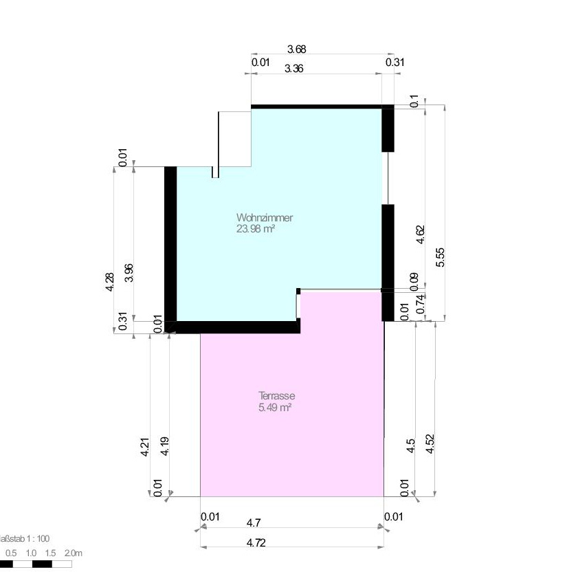 Grundriss Zwischenetage1 Doppelhaush�lfte Stuttgart