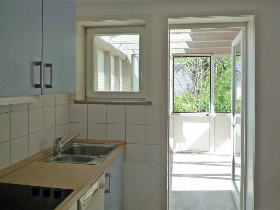 K�che mit Essplatz DG Mehrfamilienhaus Heubach