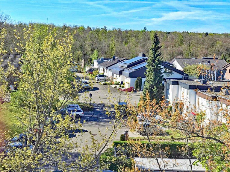 Blick vom Balkon Weil im Sch�nbuch Etagenwohnung 4-Zimmer Wohnung mit Aussicht am Rande des Naturpark Sch�nbuch