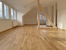 Wohn- und Essbereich1 Erstbezug nach Sanierung - 1,5 Zimmer Dachgeschosswohnung mit toller Aussicht