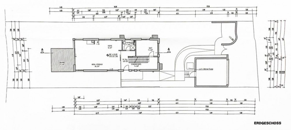 Grundriss EG Einfamilienhaus Ober-M�rlen