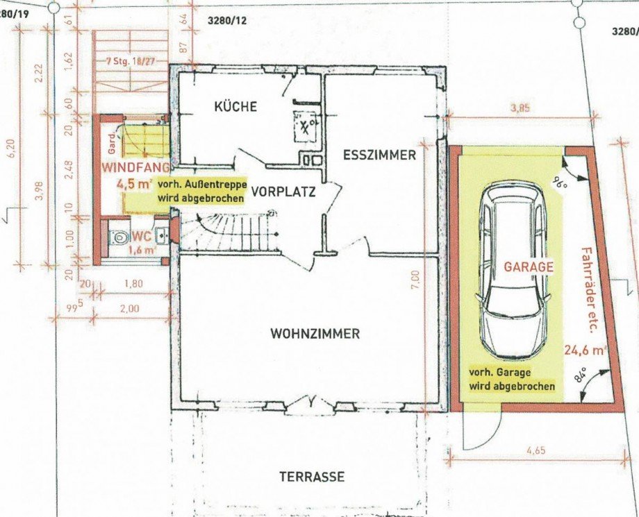 Grundriss Erdgeschoss Einfamilienhaus Stuttgart