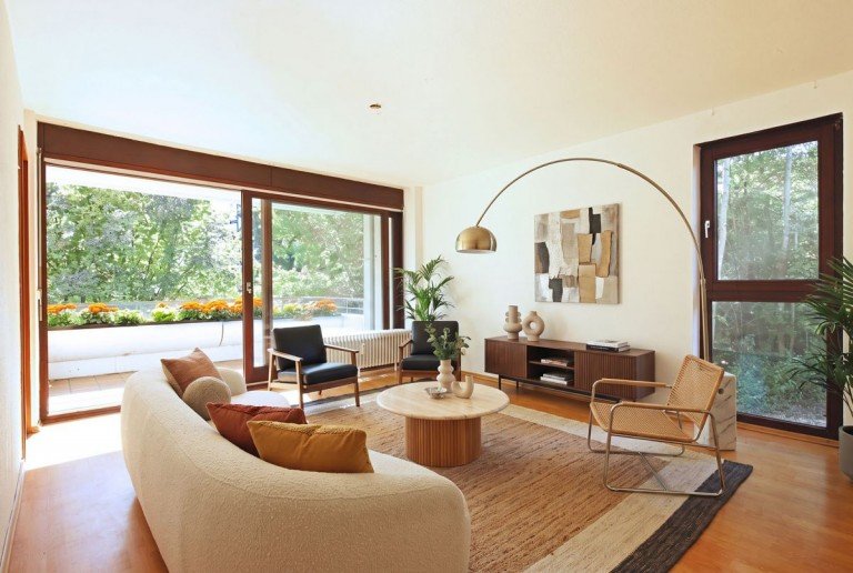 Wohnbereich - unverbindliche Illustration Stuttgart Etagenwohnung Ein Fall f�r Zwei! Sonnige 2 Zimmer-Wohnung mit gro�em Balkon und TG-Stellplatz