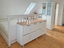 Schlafzimmer OG Neuwertige, energieeffiziente Maisonette-Wohnung in M�hringens M�rchensiedlung