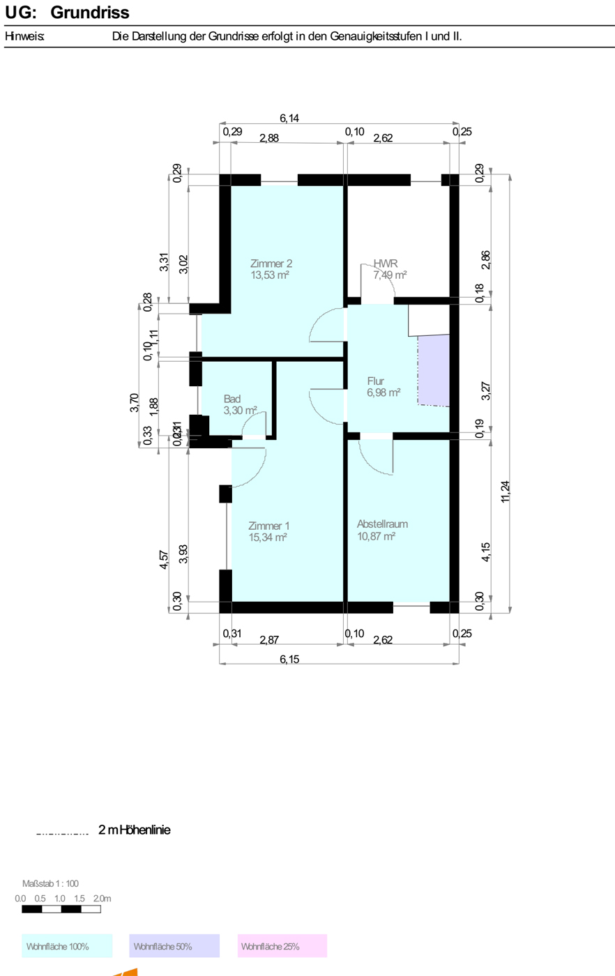 Grundriss UG Reihenendhaus Stuttgart