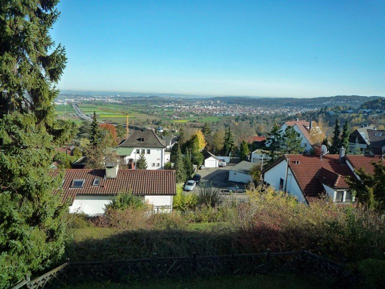 Fernsicht Leonberg Wohngrundst�ck Bauplatz mit Abrisshaus in Traumlage von Leonberg