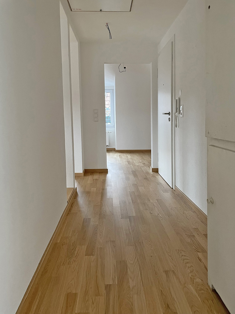 Flur Dachgeschosswohnung Stuttgart