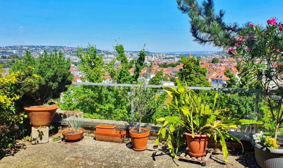 Dachterrasse Doppelhaush�lfte Stuttgart