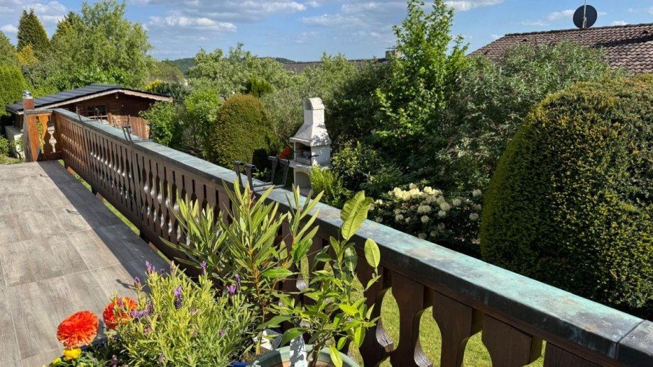 Blick vom Balkon Einfamilienhaus Alth�tte