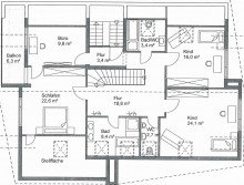 Grundriss DG Tolle Aussicht(en) - Neuwertige XXL-Wohnung in unmittelbarer N�he des H�henparks Killesberg
