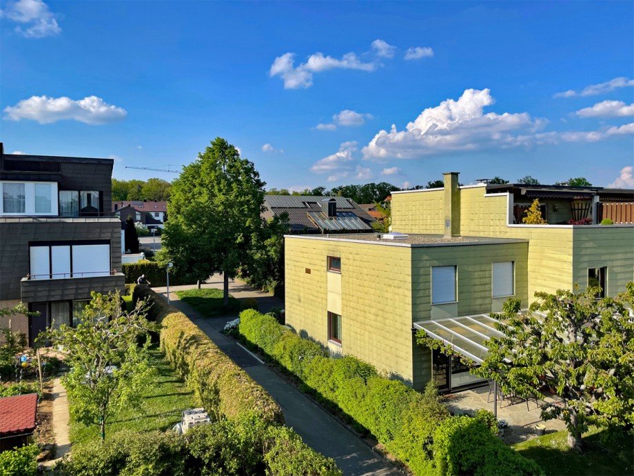 Aussicht von der Dachterrasse Reihenmittelhaus Holzgerlingen
