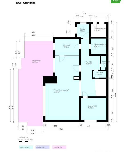 Grundriss EG Einfamilienhaus Kirchheim