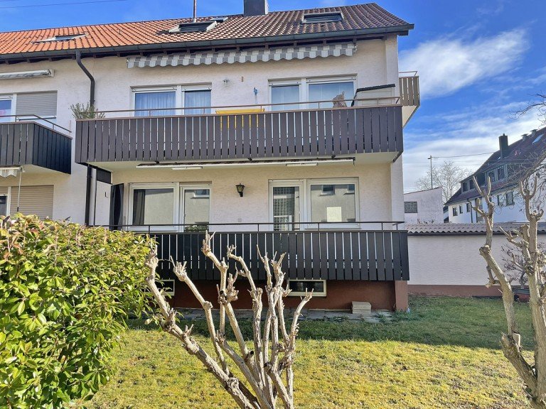 Hausansicht S�d Ostfildern Erdgeschosswohnung Gute Gelegenheit - 3 Zimmer-Wohnung in bevorzugter Lage Nellingens