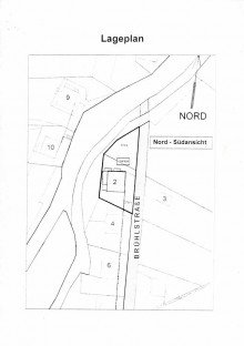 Lageplan Charmantes Zweifamilienhaus in Heubach am Fu�e des Klotzbach