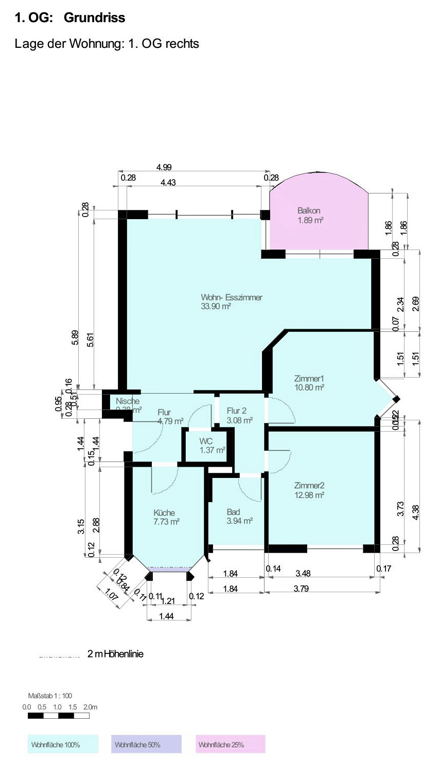 Grundriss Etagenwohnung Stuttgart