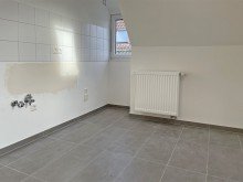 K�che Erstbezug nach Sanierung - 1,5 Zimmer Dachgeschosswohnung mit toller Aussicht