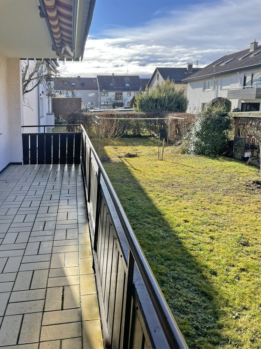 S�dbalkon Erdgeschosswohnung Ostfildern