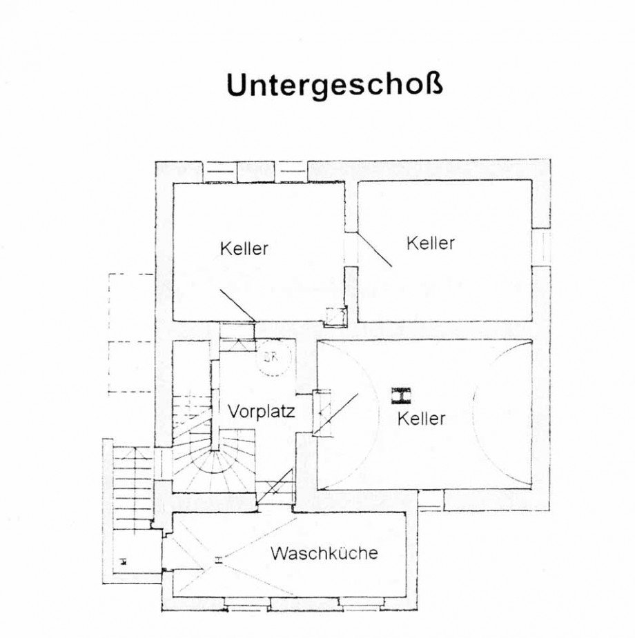 Grundriss UG Mehrfamilienhaus Heubach