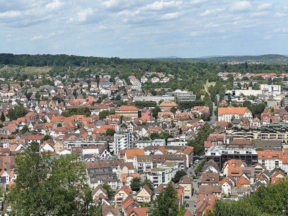 Blick vom Balkon DG Haus Stuttgart