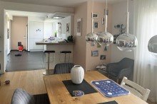 Blick vom Essbereich im OG Tolle Aussicht(en) - Neuwertige XXL-Wohnung in unmittelbarer N�he des H�henparks Killesberg