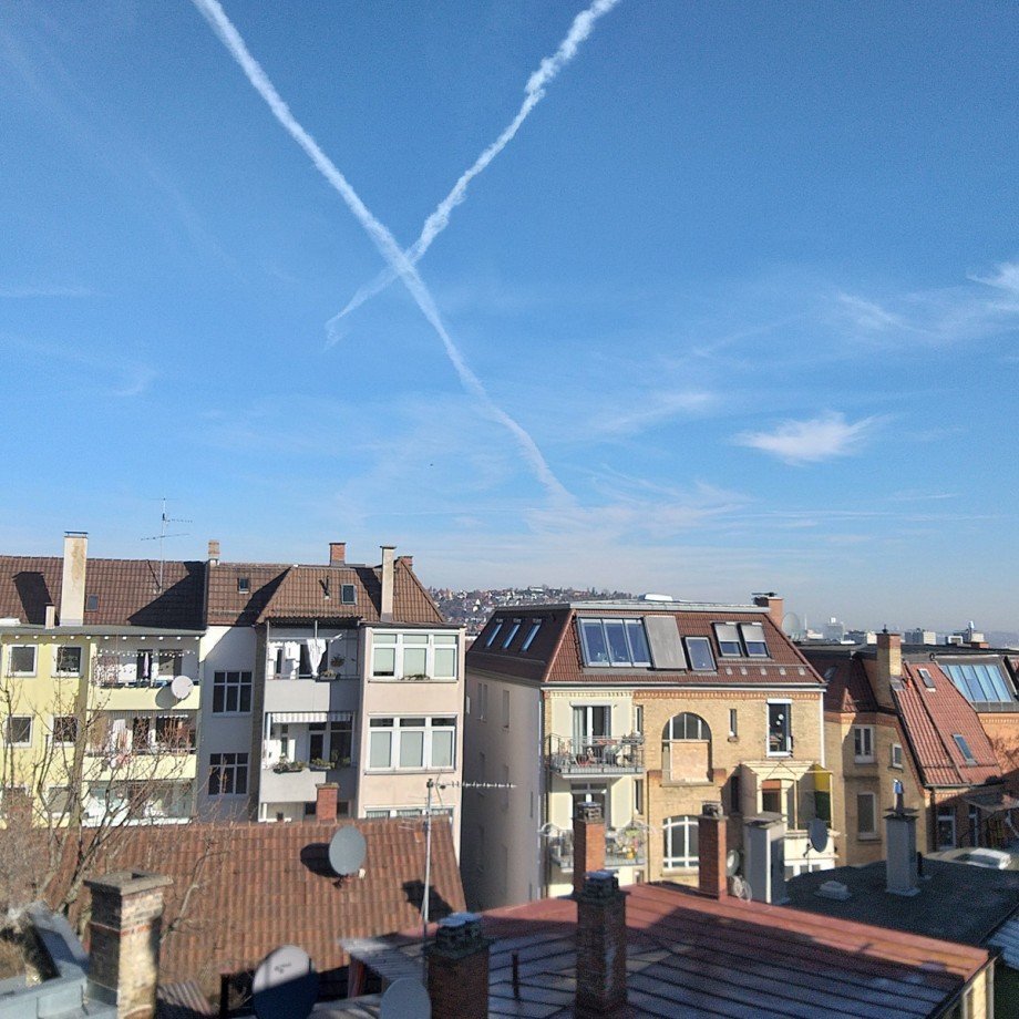 Blick vom DG Mehrfamilienhaus Stuttgart
