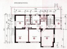 Grundriss EG Relenberg - 4 Familienhaus in bevorzugter Halbh�henlage