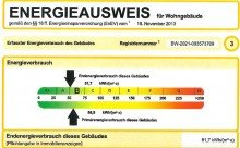 Auszug Energieausweis Neuwertige, energieeffiziente Maisonette-Wohnung in M�hringens M�rchensiedlung