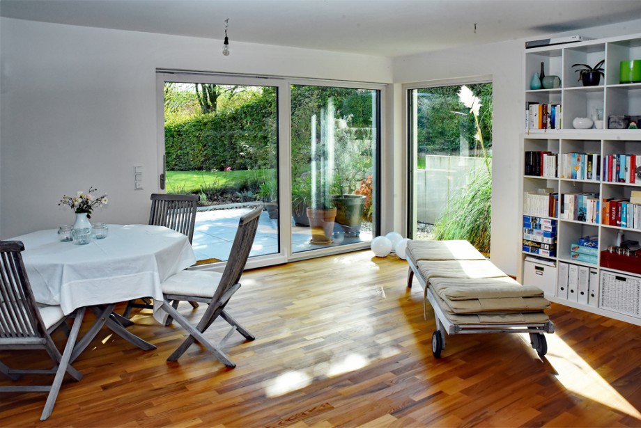 Wohn- bzw. Arbeitsbereich Gartengeschoss Einfamilienhaus Ober-M�rlen