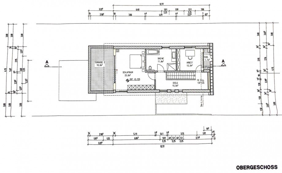 Grundriss OG Einfamilienhaus Ober-M�rlen