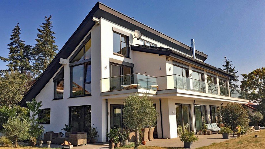 Hausansicht S�dwest Einfamilienhaus Ober-M�rlen