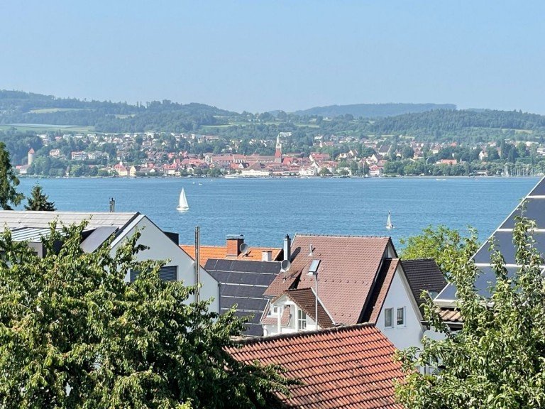 Seeblick vom Balkon Konstanz Etagenwohnung Wohnung f�r h�chste Anspr�che Seeblick inklusive
