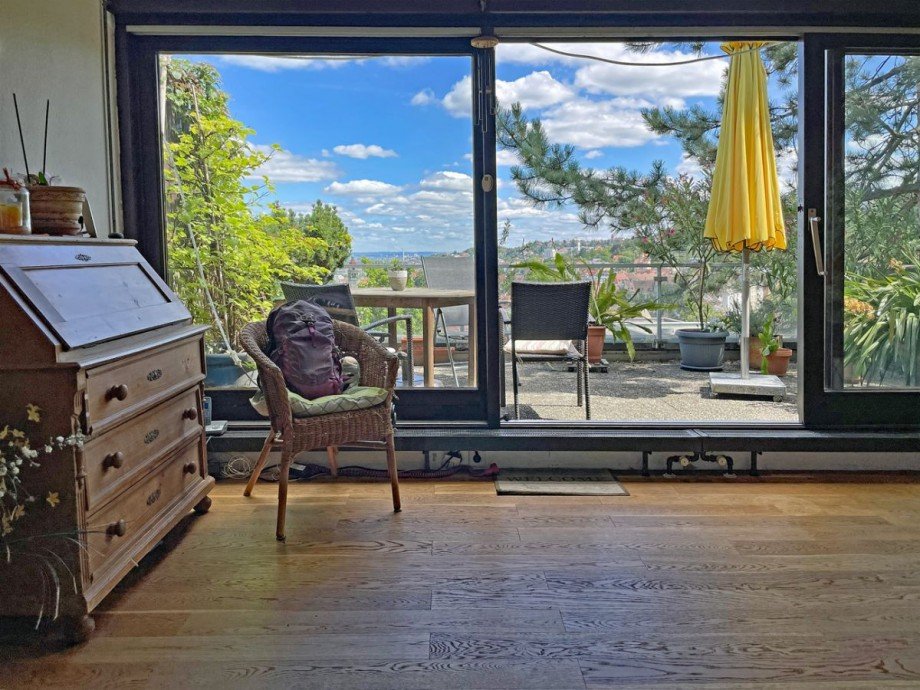 Kaminzimmer mit Dachterrasse OG1 Doppelhaush�lfte Stuttgart
