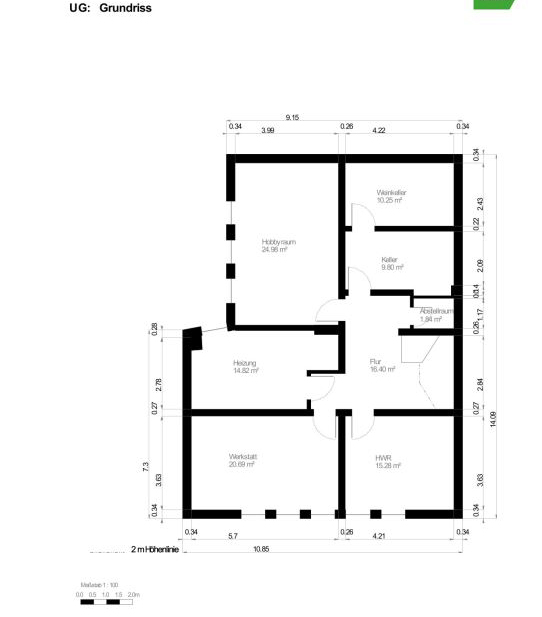 Grundriss UG Einfamilienhaus Kirchheim