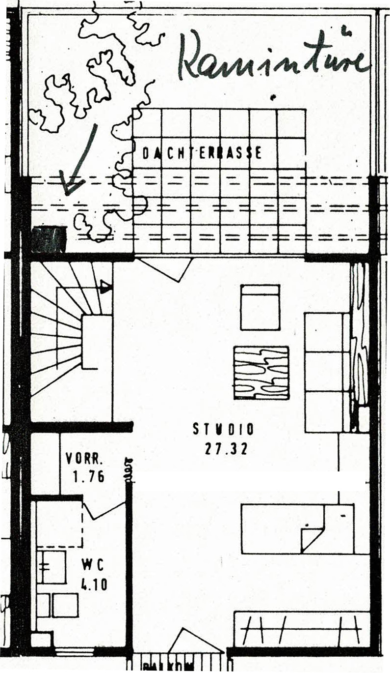 Grundriss DG Reihenmittelhaus Holzgerlingen