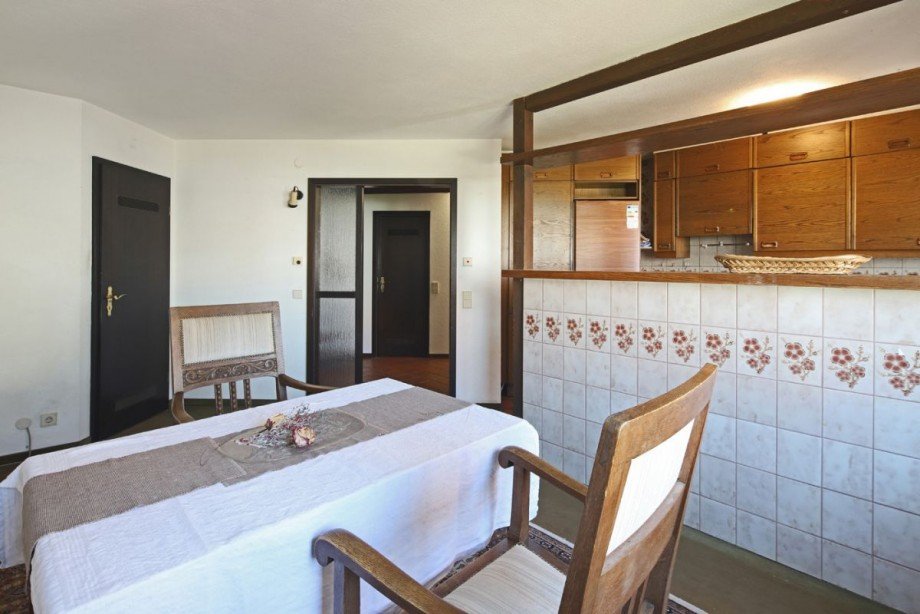 Essbereich mit offener K�che EG Maisonettewohnung Sindelfingen