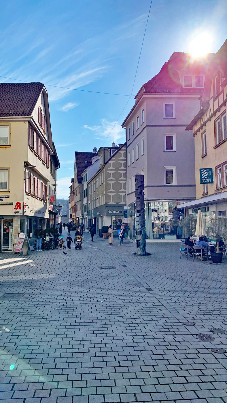 Fu�g�ngerzone in Esslingen Wohn- / Gesch�ftshaus Esslingen