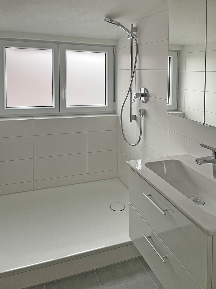 Tageslichtbad Dachgeschosswohnung Stuttgart