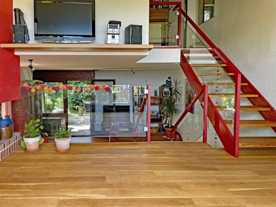 Blick vom Kaminzimmer Doppelhaush�lfte Stuttgart