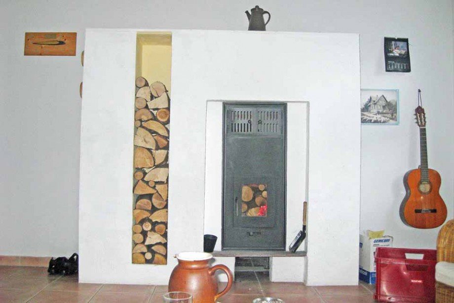 Kamin im Wohnbereich EG Mehrfamilienhaus Heubach