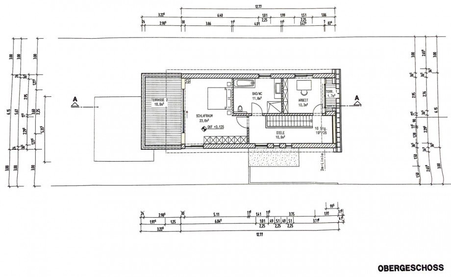 Grundriss OG Einfamilienhaus Ober-M�rlen