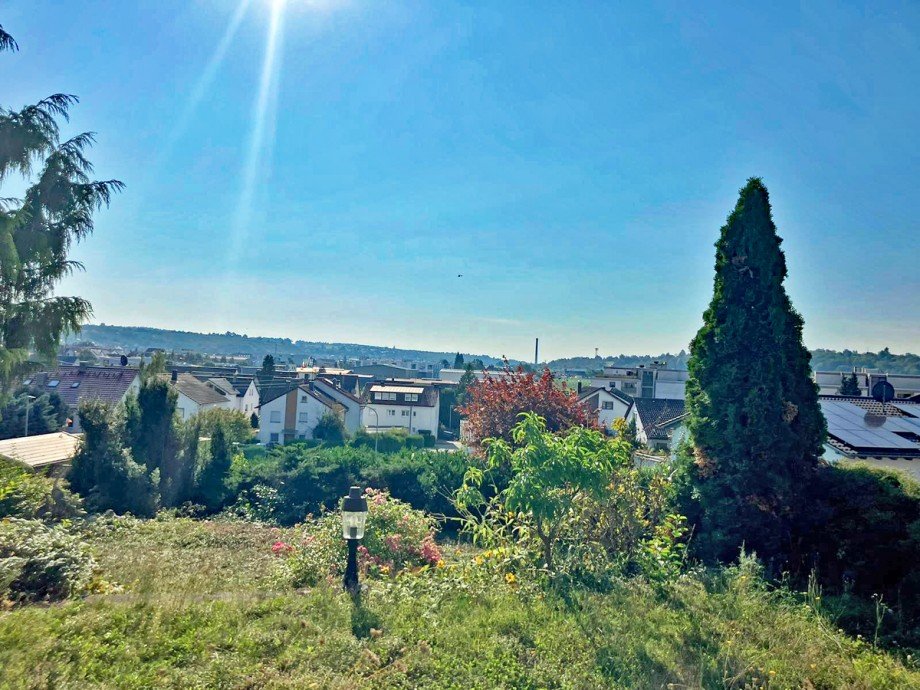 Blick von der Terrasse Einfamilienhaus Kirchheim